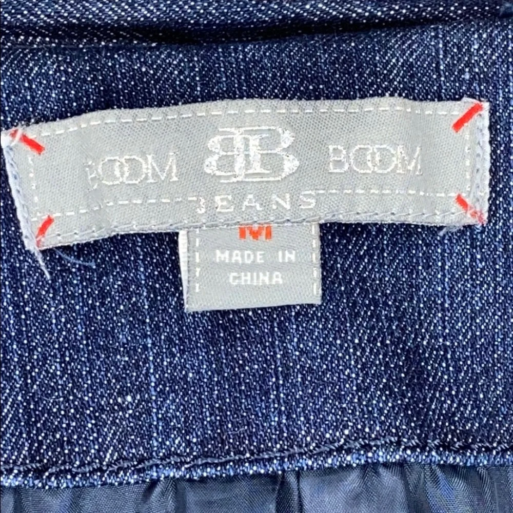 Boom Boom Jeans Dark Blue Cropped Jacket - Picture 6 of 7